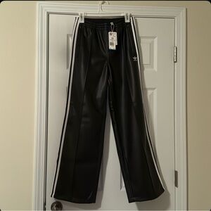 Adidas Black Pants with White Accents